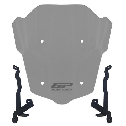 GP Kompozit Honda CB650R E-CLUTCH 2025 Uyumlu Kısa Ön Cam Füme