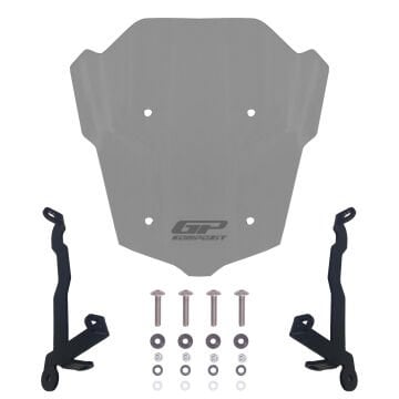 GP Kompozit Honda CB650R E-CLUTCH 2025 Uyumlu Kısa Ön Cam Füme