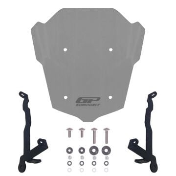GP Kompozit Honda CB650R E-CLUTCH 2025 Uyumlu Kısa Ön Cam Füme
