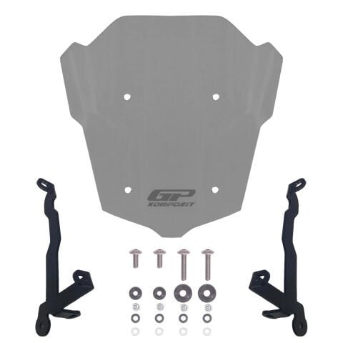 GP Kompozit Honda CB650R E-CLUTCH 2025 Uyumlu Kısa Ön Cam Füme