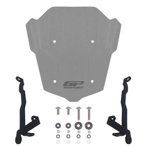 GP Kompozit Honda CB650R E-CLUTCH 2025-2026 Uyumlu Kısa Ön Cam Füme