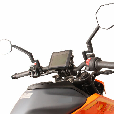 GP Kompozit KTM Duke 250 2024-2026 Uyumlu Ayna Genişletme Siyah