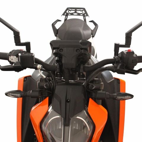 GP Kompozit KTM Duke 250 2024-2026 Uyumlu Ayna Genişletme Siyah