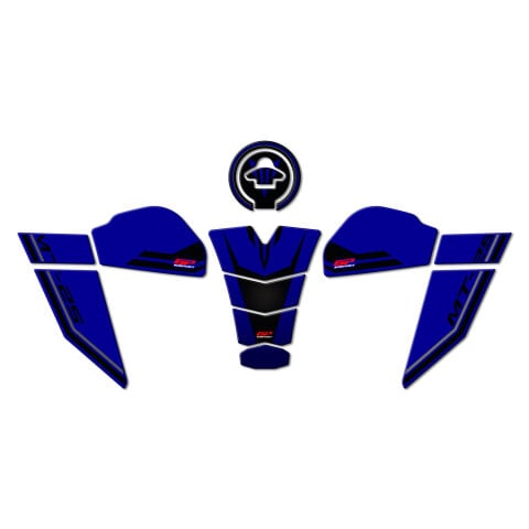 GP Kompozit Yamaha MT-25 2020-2026 Uyumlu Tank Pad Seti Mavi