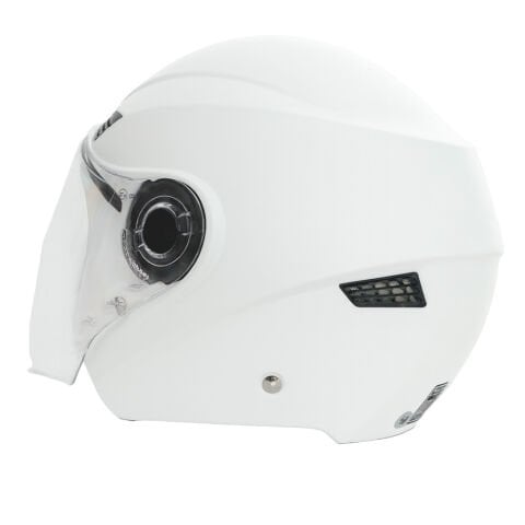 GP GX MKS005-PW Şeffaf Vizörlü Motosiklet Yarım Kask