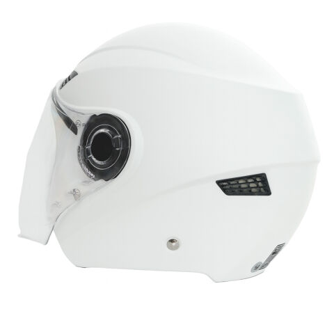 GP GX MKS005-PW Şeffaf Vizörlü Motosiklet Yarım Kask