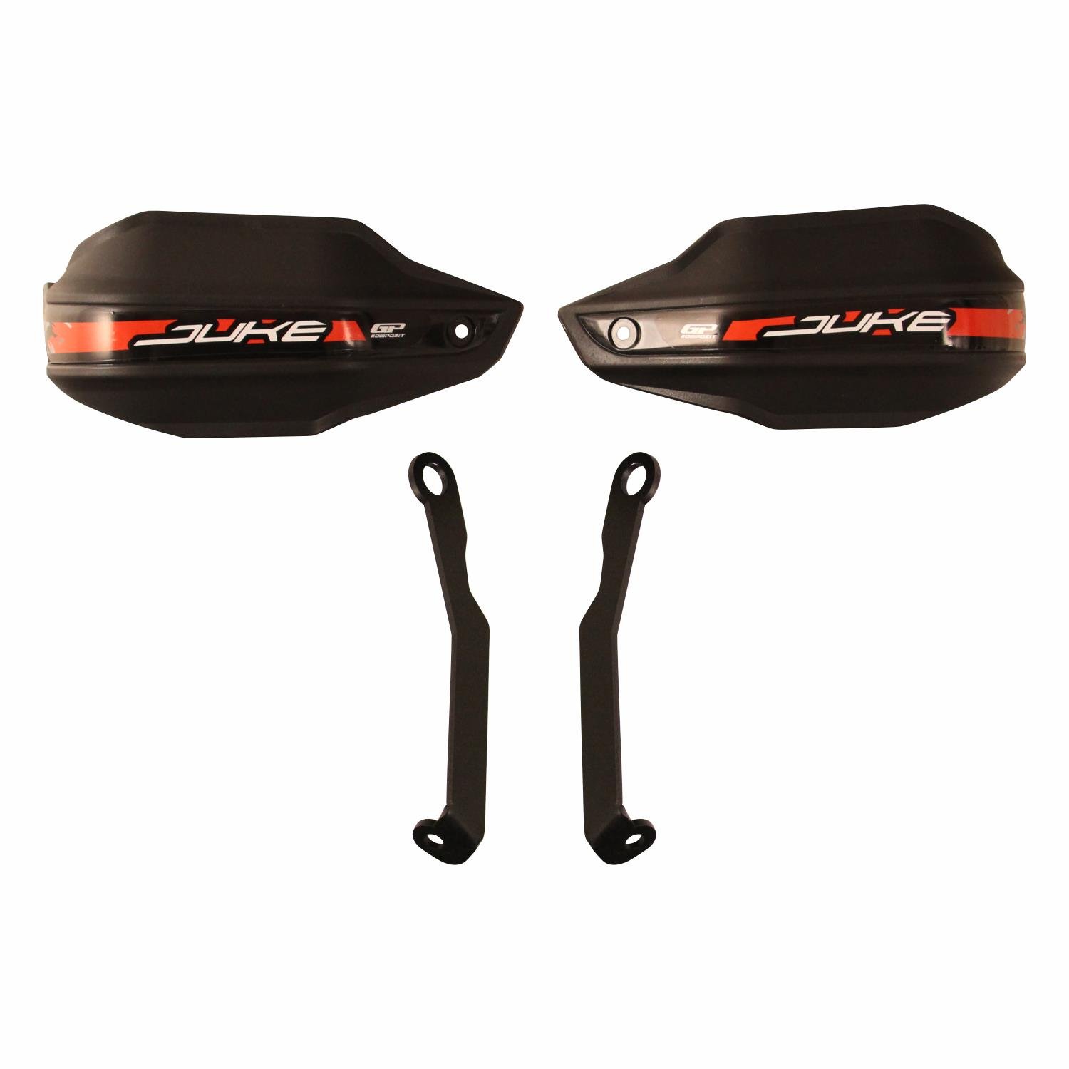 GP Kompozit KTM Duke 250 2024-2026 Uyumlu Plastik Elcik Koruma Siyah