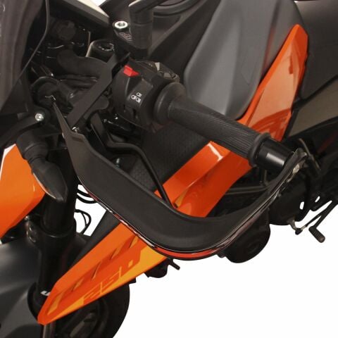 GP Kompozit KTM Duke 250 2024-2026 Uyumlu Plastik Elcik Koruma Siyah