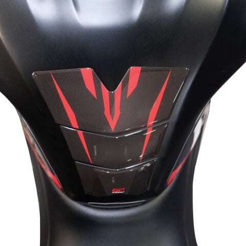 GP Kompozit Yamaha MT-25 2020-2026 Uyumlu Tank Pad Seti Kırmızı