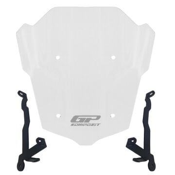 GP Kompozit Honda CB650R E-CLUTCH 2025 Uyumlu Kısa Ön Cam Şeffaf