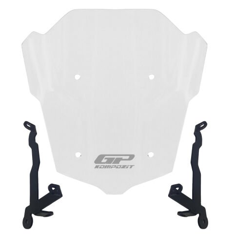 GP Kompozit Honda CB650R E-CLUTCH 2025 Uyumlu Kısa Ön Cam Şeffaf