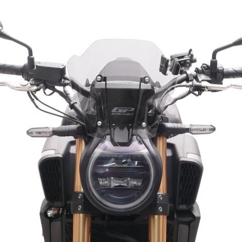 GP Kompozit Honda CB650R E-CLUTCH 2025-2026 Uyumlu Kısa Ön Cam Şeffaf