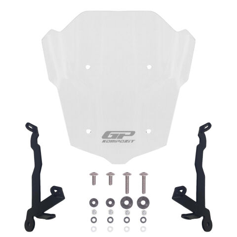 GP Kompozit Honda CB650R E-CLUTCH 2025-2026 Uyumlu Kısa Ön Cam Şeffaf