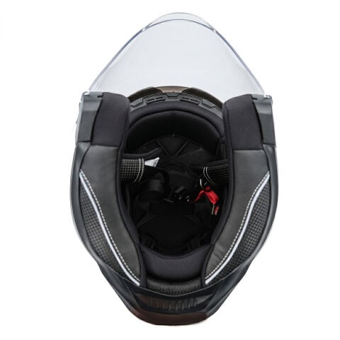 GP Kompozit MKS009-GWR Şeffaf Vizörlü Motosiklet Yarım Kask