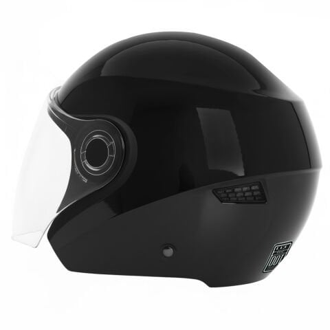 GP GX MKS005-GB Şeffaf Vizörlü Motosiklet Yarım Kask