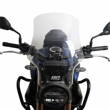 GP Kompozit Honda CB125R / CB250R 2018-2024 Uyumlu Tur Camı Şeffaf