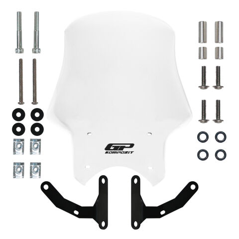 GP Kompozit Honda CB125R / CB250R 2018-2024 Uyumlu Tur Camı Şeffaf