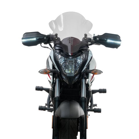 GP Kompozit KTM Duke 250 2024-2026 Uyumlu Led Sinyalli Elcik Koruma Siyah