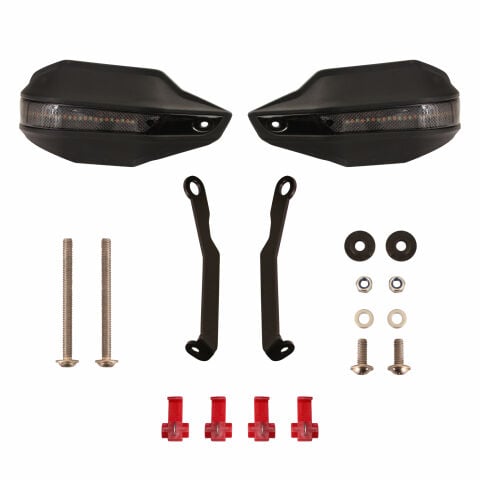 GP Kompozit KTM Duke 250 2024-2026 Uyumlu Led Sinyalli Elcik Koruma Siyah