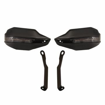 GP Kompozit KTM Duke 250 2024 Uyumlu Led Sinyalli Elcik Koruma Siyah