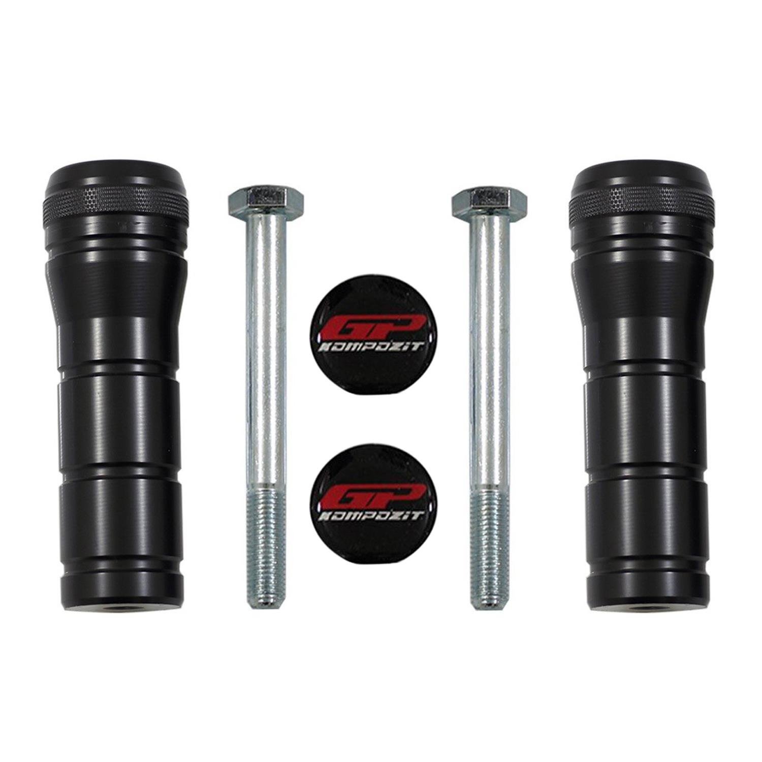 GP Kompozit Yamaha NMAX 125 / 155 2015-2025 Uyumlu Egzoz Koruma Takozu Siyah