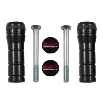 GP Kompozit Yamaha NMAX 125 / 155 2015-2025 Uyumlu Egzoz Koruma Takozu Siyah