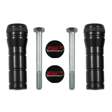 GP Kompozit Yamaha NMAX 125 / 155 2015-2025 Uyumlu Egzoz Koruma Takozu Siyah