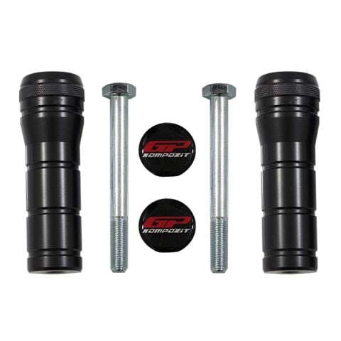 GP Kompozit Yamaha NMAX 125 / 155 2015-2026 Uyumlu Egzoz Koruma Takozu Siyah