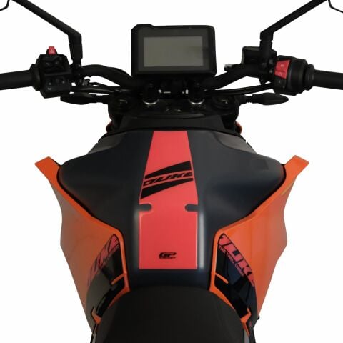 GP Kompozit KTM Duke 250 2024-2026 Uyumlu Tank Pad Seti Beyaz