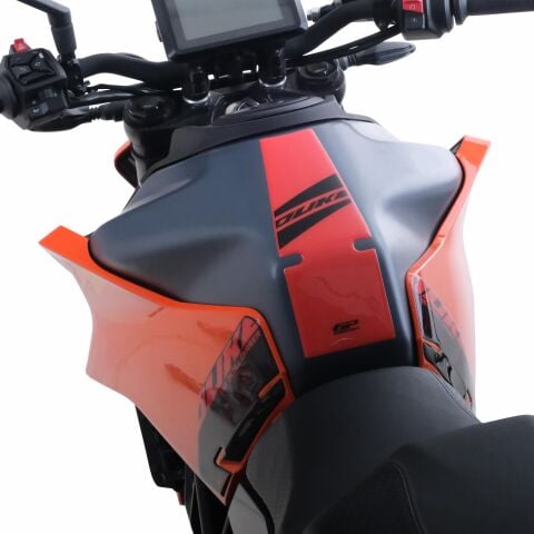 GP Kompozit KTM Duke 250 2024-2026 Uyumlu Tank Pad Seti Beyaz