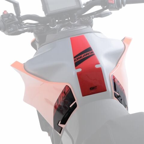 GP Kompozit KTM Duke 250 2024-2026 Uyumlu Tank Pad Seti Beyaz