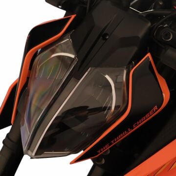 GP Kompozit KTM Duke 250 2024 Uyumlu Tank Pad Seti Beyaz