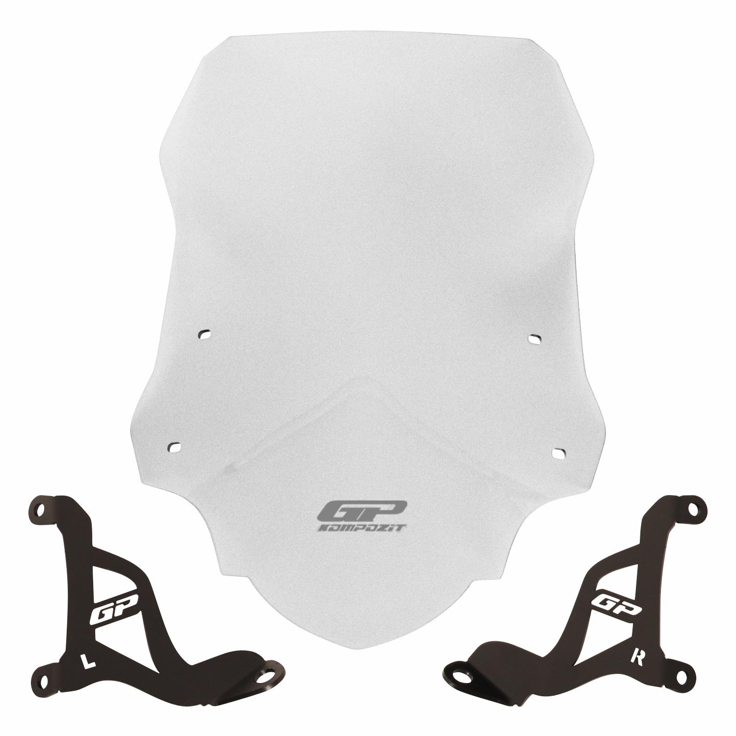 GP Kompozit Aprilia SR 125 / 160 2024 Uyumlu Ön Cam Şeffaf 51 cm