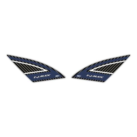 GP Kompozit Yamaha NMAX 125 / 155 2021-2024 Uyumlu Artçı Ayak Pad Mavi