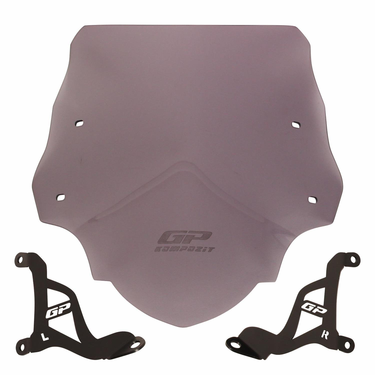 GP Kompozit Aprilia SR 125 / 160 2024 Uyumlu Kısa Ön Cam Füme