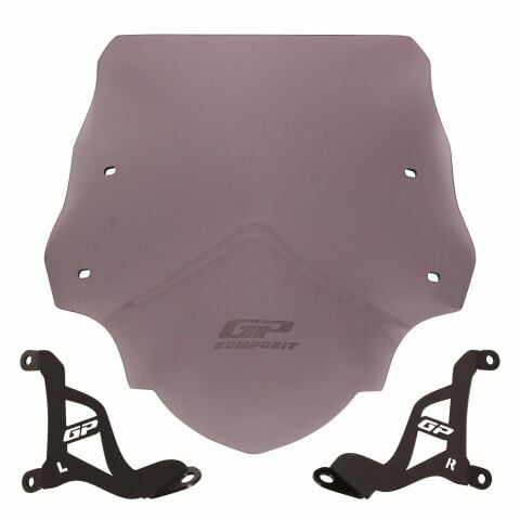 GP Kompozit Aprilia SR 125 / 160 2024 Uyumlu Kısa Ön Cam Füme