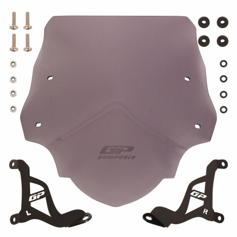 GP Kompozit Aprilia SR 125 / 160 2024 Uyumlu Kısa Ön Cam Füme