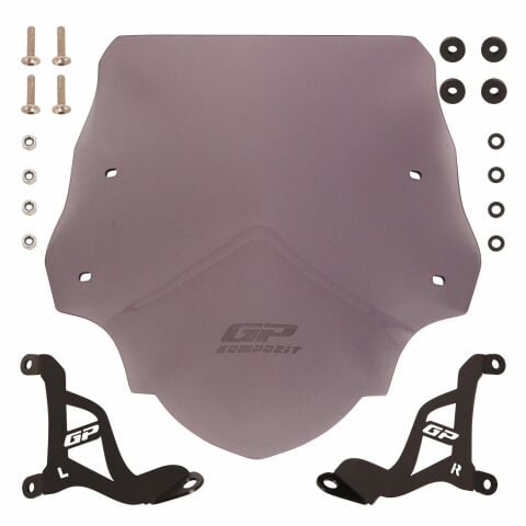 GP Kompozit Aprilia SR 125 / 160 2024 Uyumlu Kısa Ön Cam Füme