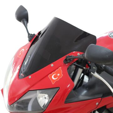 GP Kompozit Honda CBR600F 2005-2008 Uyumlu Ön Cam Siyah