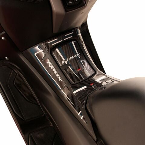 GP Kompozit Yamaha NMAX 125 / 155 2021-2024 Uyumlu Tank Pad Seti Kırmızı