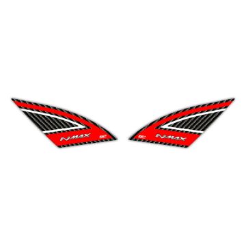 GP Kompozit Yamaha NMAX 125 / 155 2021-2024 Uyumlu Artçı Ayak Pad Kırmızı