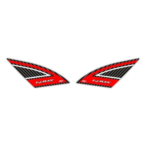 GP Kompozit Yamaha NMAX 125 / 155 2021-2024 Uyumlu Artçı Ayak Pad Kırmızı