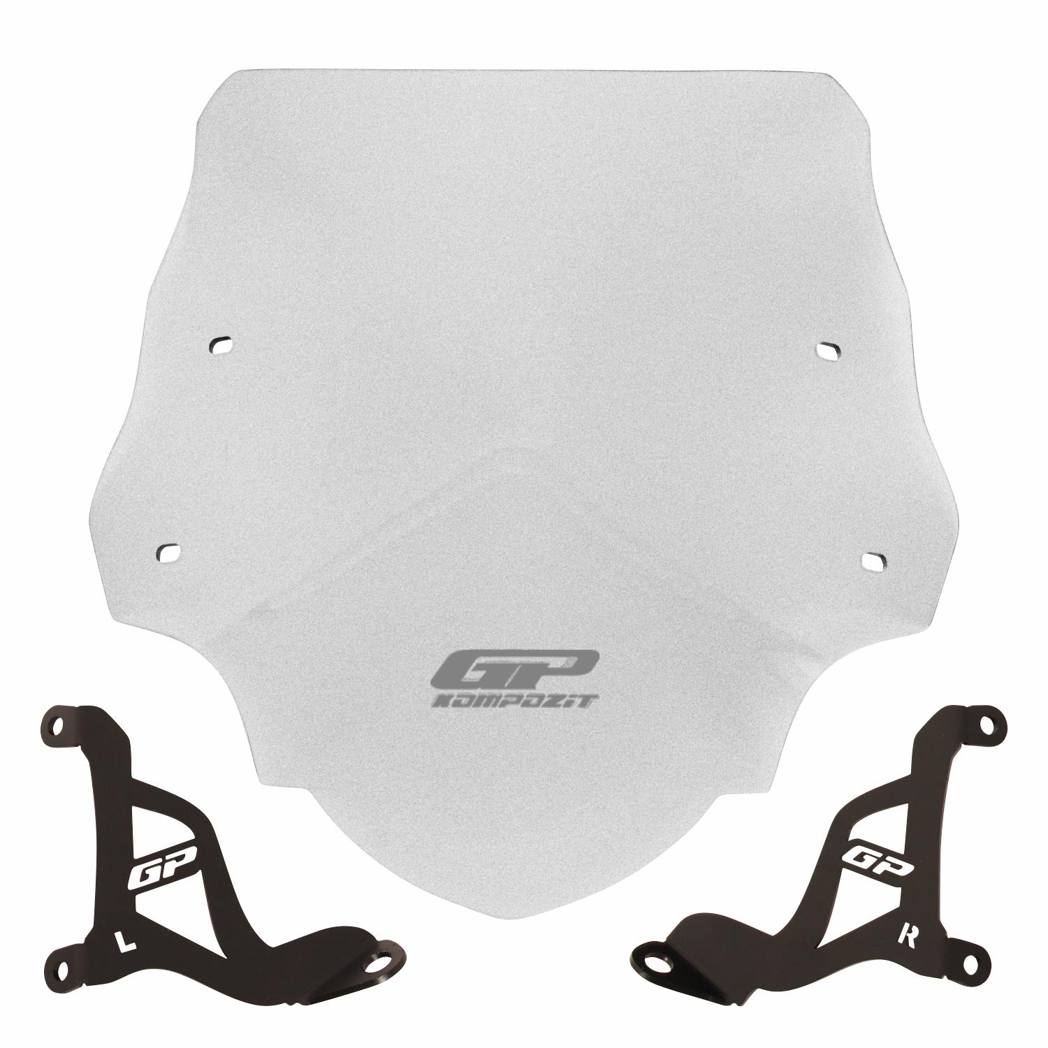 GP Kompozit Aprilia SR 125 / 160 2024 Uyumlu Kısa Ön Cam Şeffaf