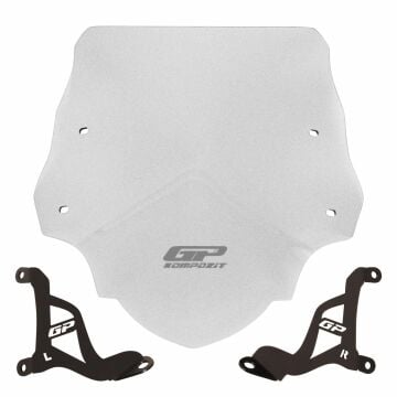 GP Kompozit Aprilia SR 125 / 160 2024 Uyumlu Kısa Ön Cam Şeffaf