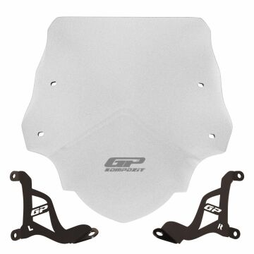 GP Kompozit Aprilia SR 125 / 160 2024 Uyumlu Kısa Ön Cam Şeffaf