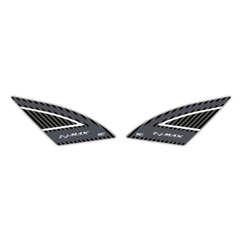 GP Kompozit Yamaha NMAX 125 / 155 2021-2024 Uyumlu Artçı Ayak Pad Gri