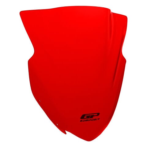 GP Kompozit Bajaj Dominar 250 / 400 2017-2026 Uyumlu Kısa Ön Cam Kırmızı