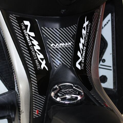 GP Kompozit Yamaha NMAX 125 / 155 2015-2020 Uyumlu Tank Pad Siyah-Karbon