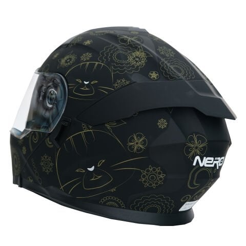 GP NERO MKS004-MBA2G Güneş Vizörlü Şeffaf Çene Açılır Motosiklet Kaskı