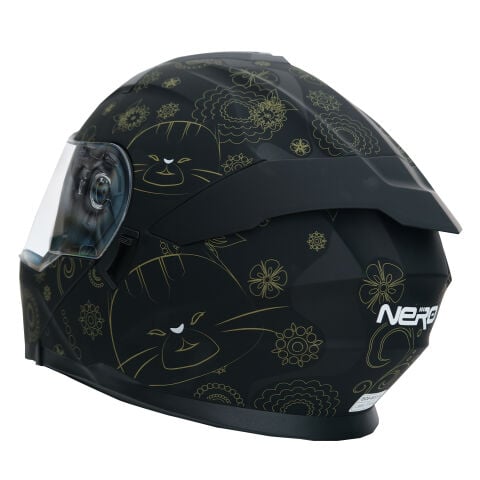 GP NERO MKS004-MBA2G Güneş Vizörlü Şeffaf Çene Açılır Motosiklet Kaskı